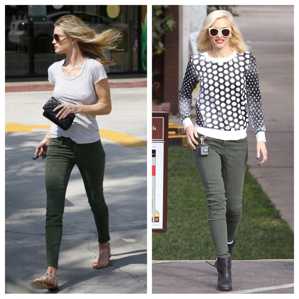 ⭐️ J Brand Vin Mantis Moto Skinny Jeans 27 Celebrity Favorite